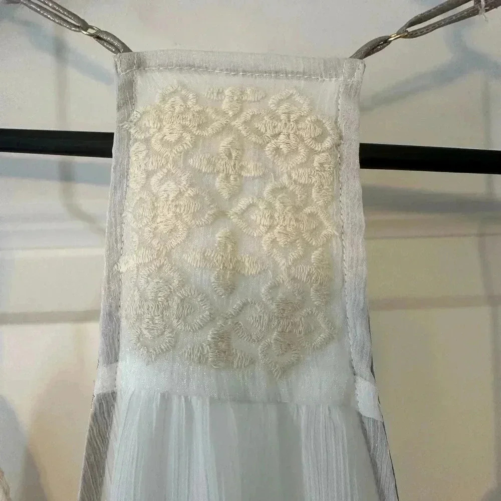 Anthropologie Floreat Sequin Patchwork Embroidere… - image 7